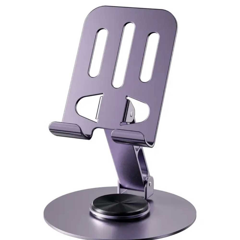 Sleek Purple Phone Stand for Hands-Free Viewing, NEW